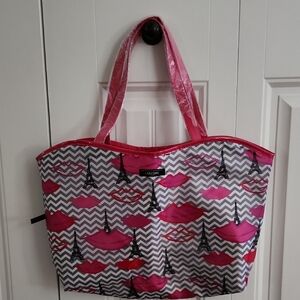 Brand New Lancôme Paris Reversible Pink and Grey Tote Bag